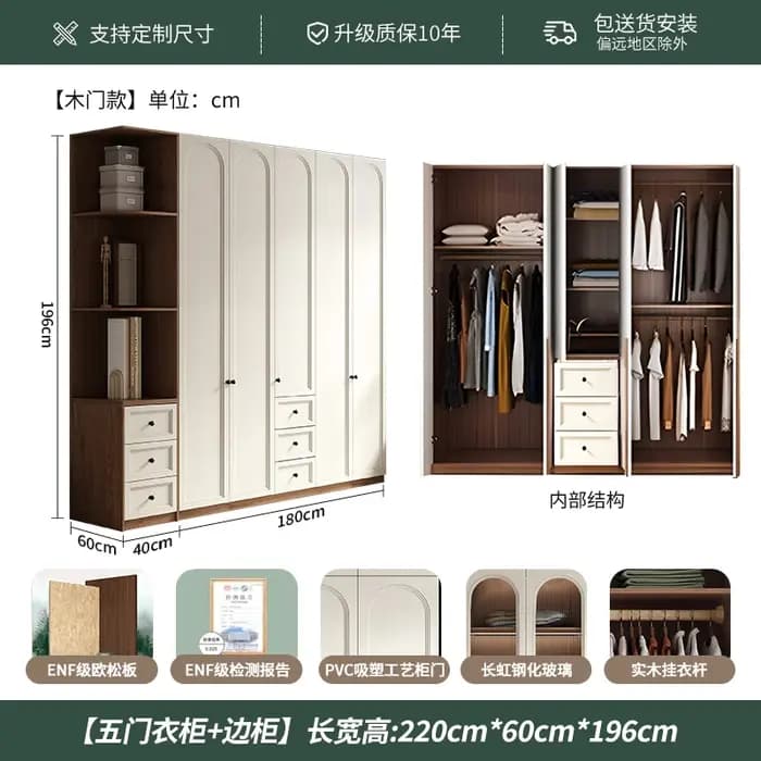 Armoire à tiroirs transparents