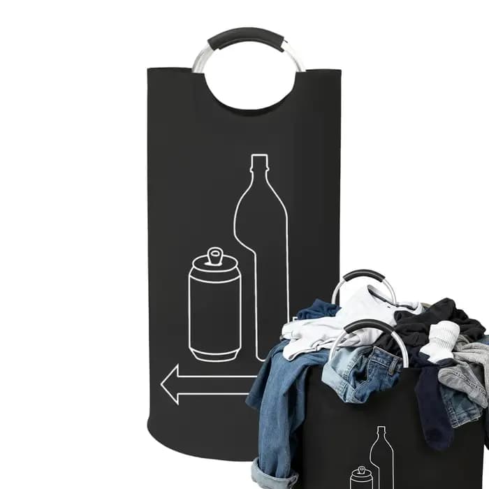Panier de rangement pliable pour bouteilles vides 115L