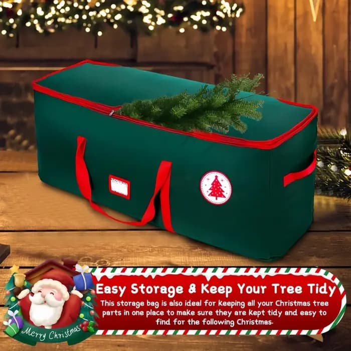 Sac de rangement pour arbre de Noël – Récipient lourd – Utilisé pour arbres artificiels