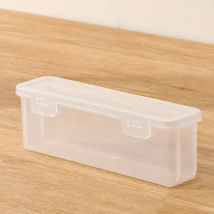 Boîte de rangement en plastique de grande capacité, 1 pièce, boîte à crayons empilable, boîte à styl