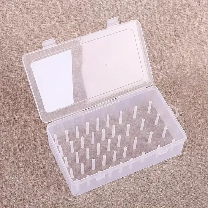 Boîte de rangement de fil à coudre 42 grilles