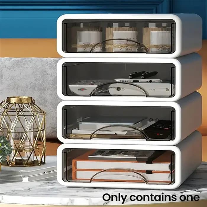 Boîte de rangement de bureau avec tiroirs - Papeterie