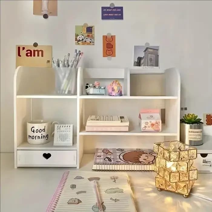 Organisateur de papeterie Double couche