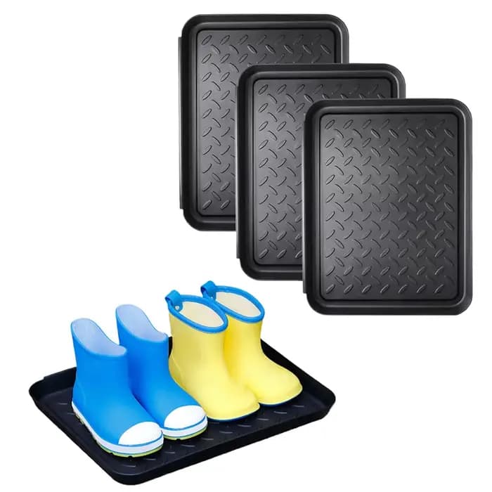 1/2 pièces Plateau de rangement robuste pour chaussures de voiture