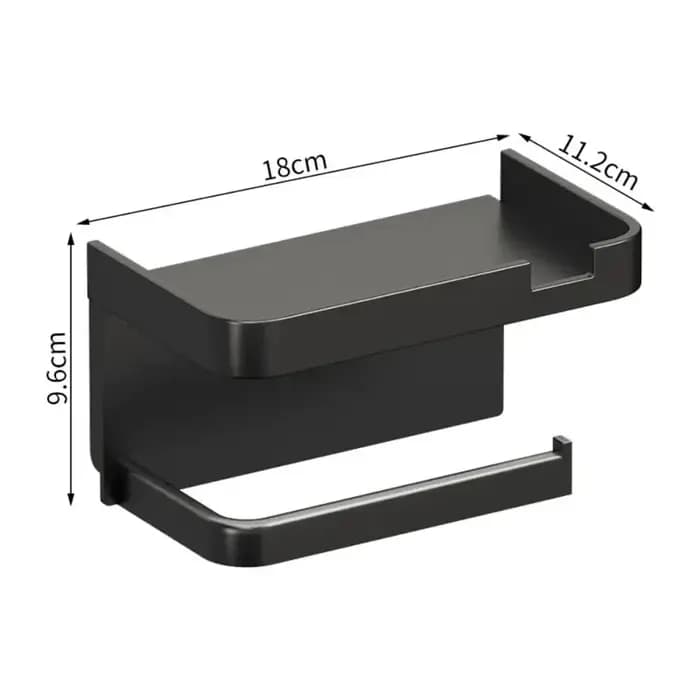 Nouveau support mural en plastique pour papier toilette 2026, organiseur de salle de bain pour roule