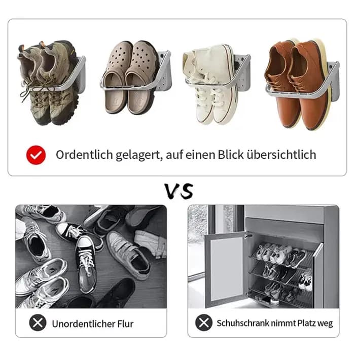 Étagère à chaussures simple en plastique