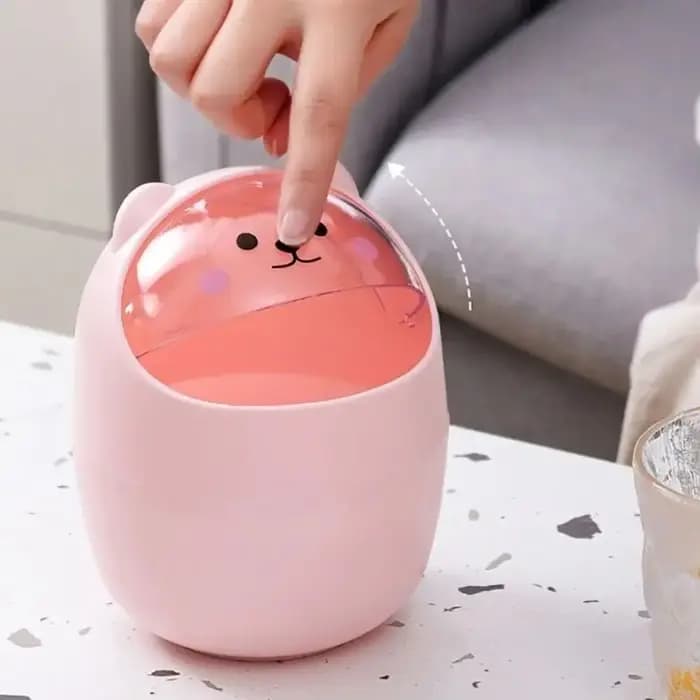 Poubelle de rangement de dessin animé mignon