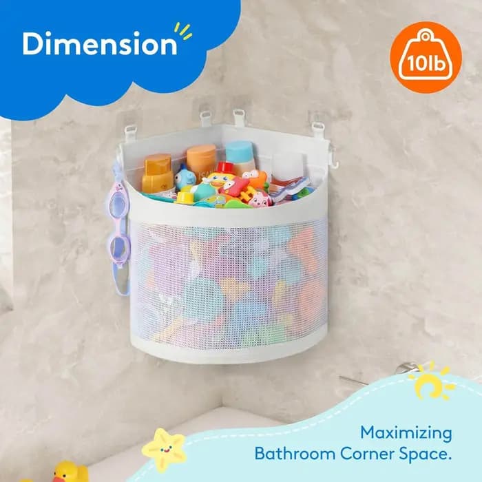Sac de rangement pour jouets de bain pour enfants