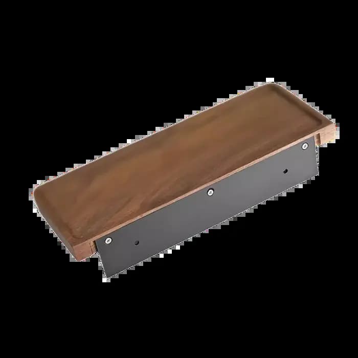Support de rangement en noyer pour salle de bain
