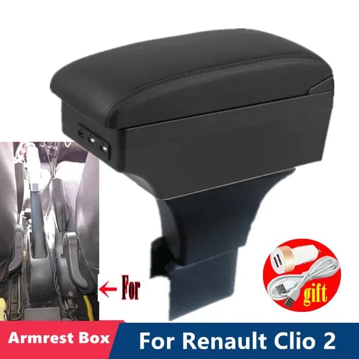 Boîte d'accoudoir pour Renault Captur Clio 2