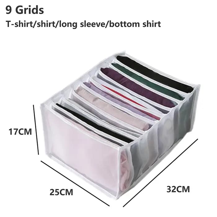 Boîte de rangement de sous-vêtements en tissu, boîte de tri de sous-vêtements, compartiment de chaussettes, boîte de rangement, organisateur de tiroir, rangement à domicile