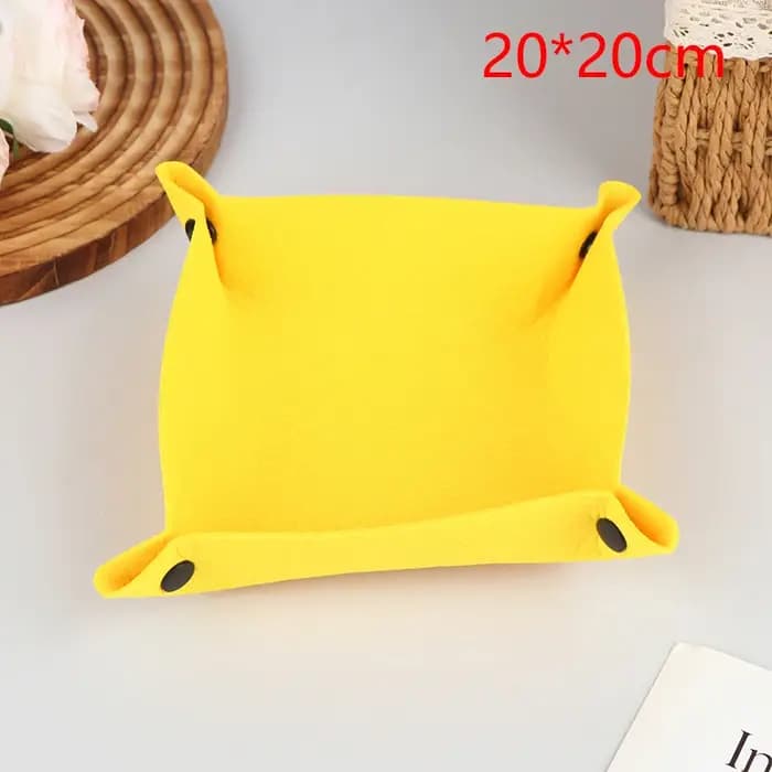 Support de rangement pratique en feutre – Organisateur de bureau pour outils de bureau, articles pou