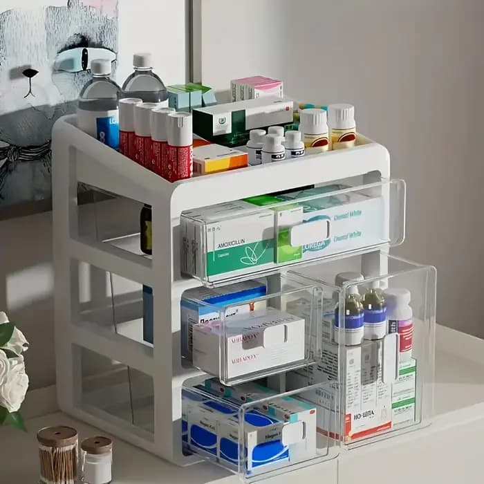 Boîte à médicaments multi-couches de grande capacité