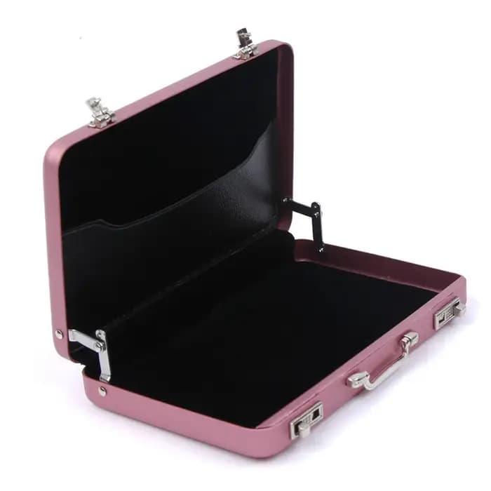Nouvelle boîte de rangement en aluminium ID d'affaires porte-carte de crédit Mini valise porte-carte