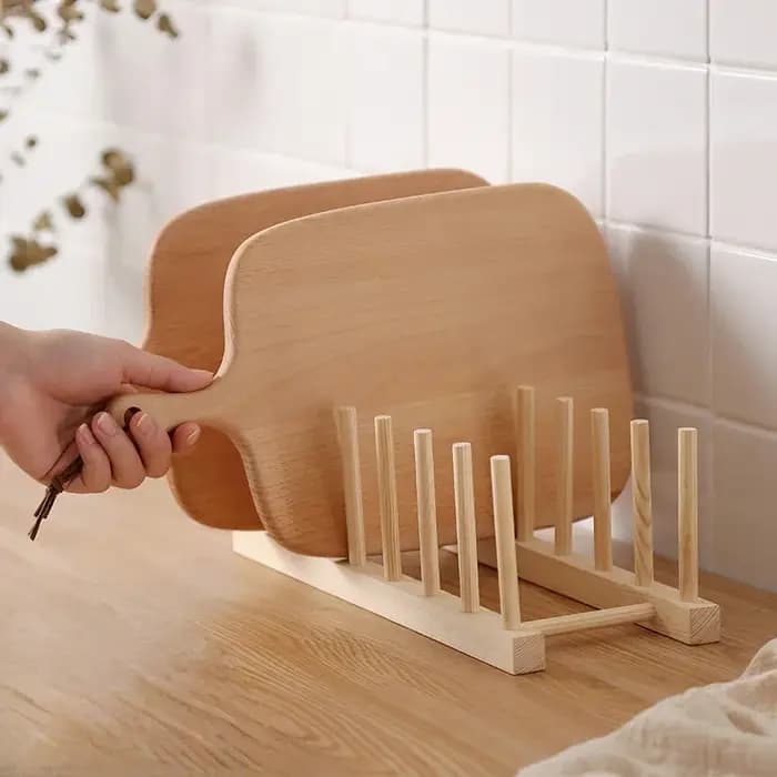 2026 DIY Égouttoir de rangement en bambou et bois pour placards