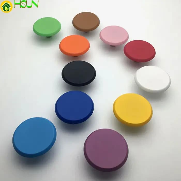 Noir et blanc jaune rose vert bleu simple armoire américaine chambre d'enfants dessin animé poignée tiroir