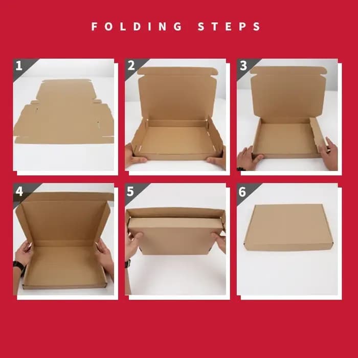 Boîtes en carton 5 pièces 20x20x10cm pour l'affichage au détail et l'emballage promotionnel