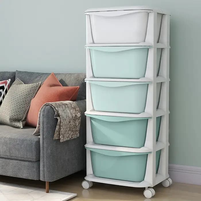 Tiroir en plastique type armoire de rangement multicouche