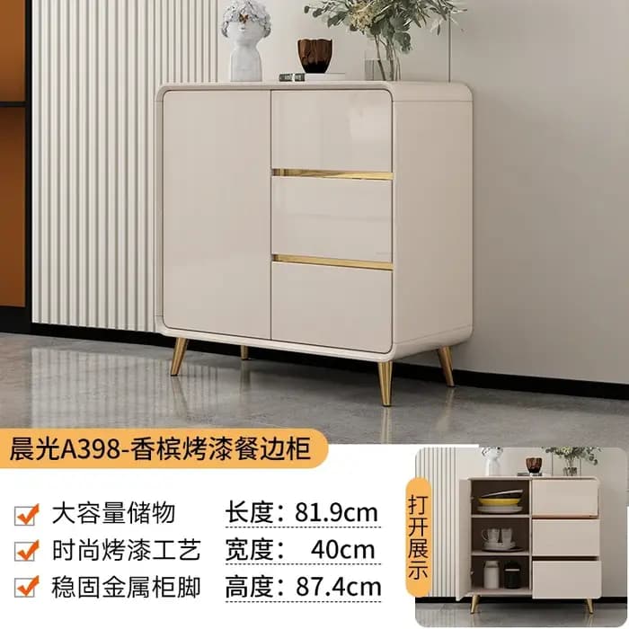 Organiseur de fichiers blanc Glamour