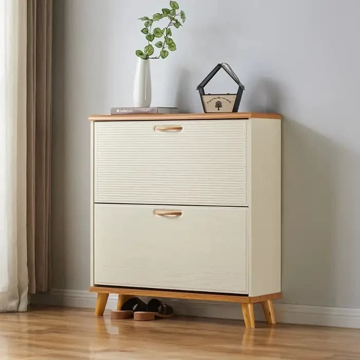 Meuble à chaussures de style farmhouse pour chambre, petit rangement économique, étagère de rangement pour chaussures de bureau, organisateur d'entrée, meuble de chambre