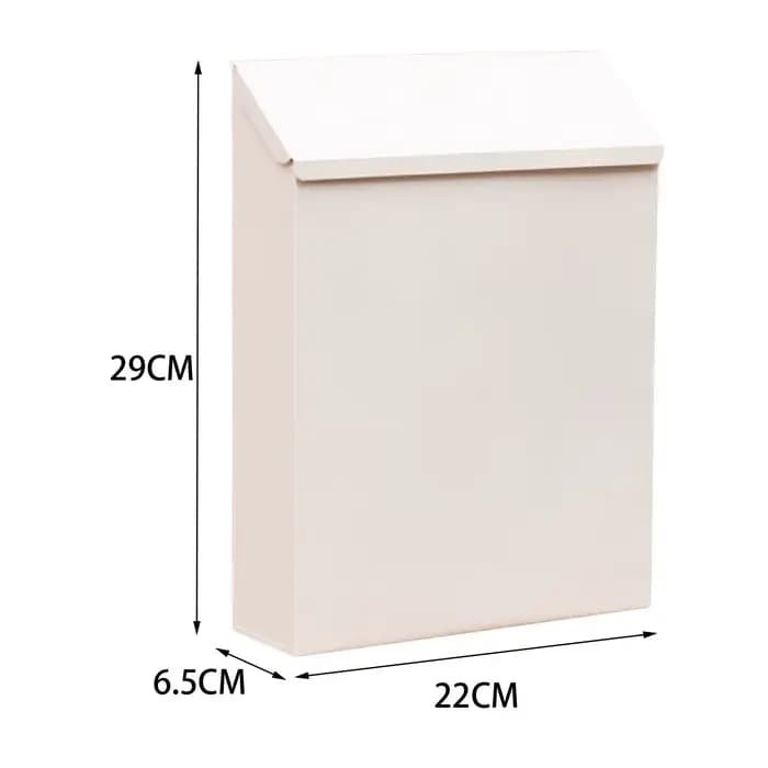 Boîte à linge murale moderne, porte-journal, boîte à lettres décorative, porche extérieur, maison, b
