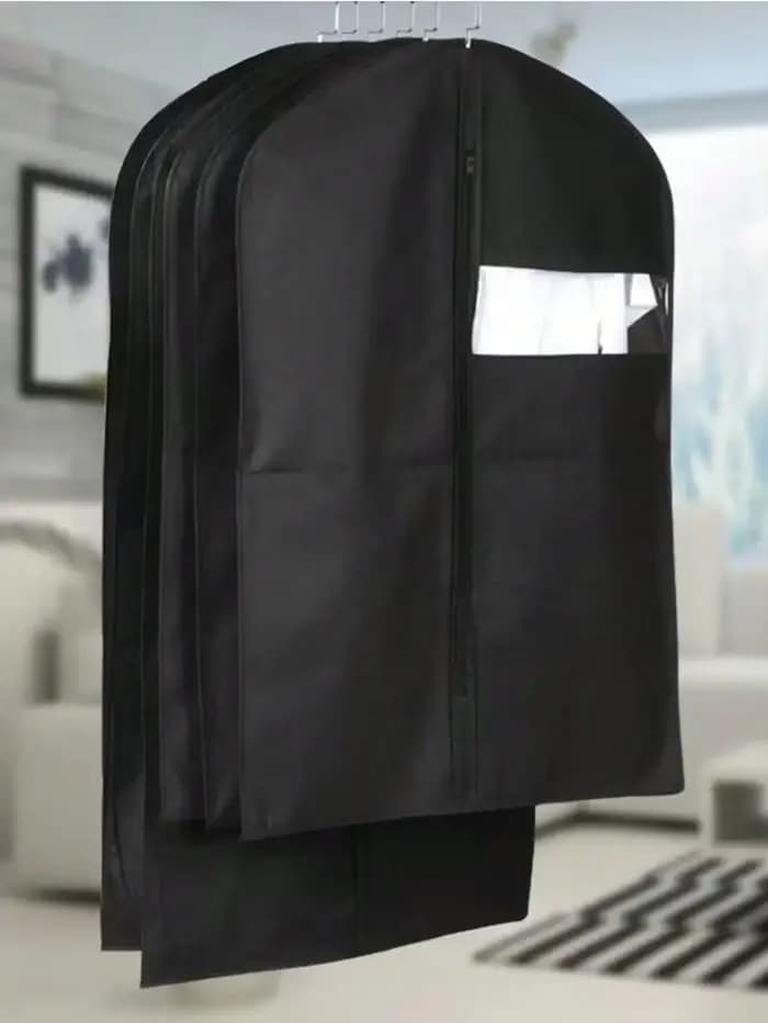Lot de 5 housses anti-poussière pour vêtements