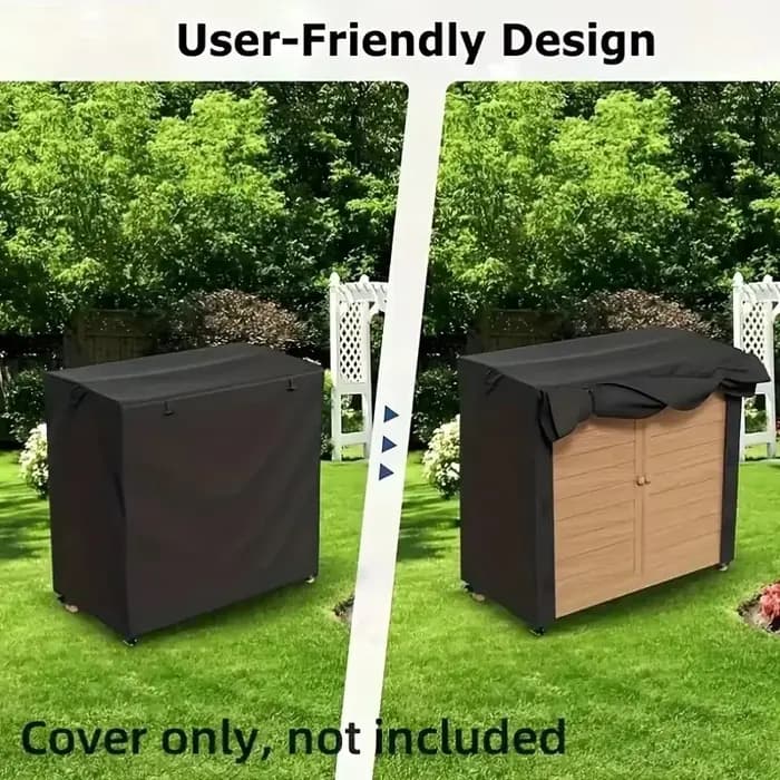 Housse de rangement extérieure en tissu Oxford, adaptée aux jardins et cours (housse uniquement), 1 pièce