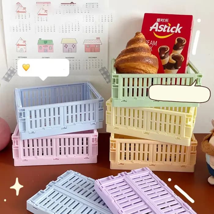 Caisse pliable en plastique