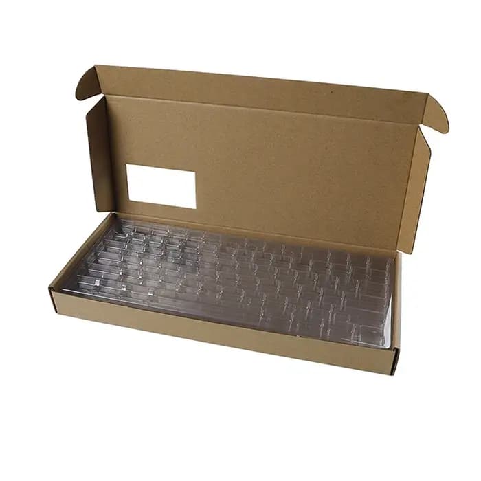 Boîte de rangement étanche pour capuchons de clés avec couvercle