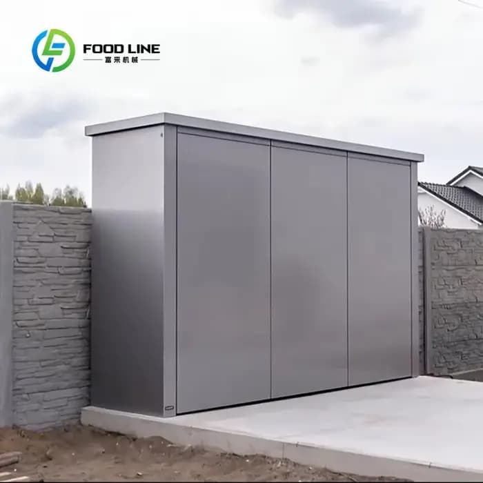 Meuble de rangement de jardin extérieur moderne et simple