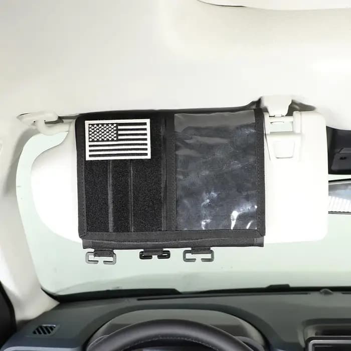 Boîte de rangement pour pare-soleil de voiture
