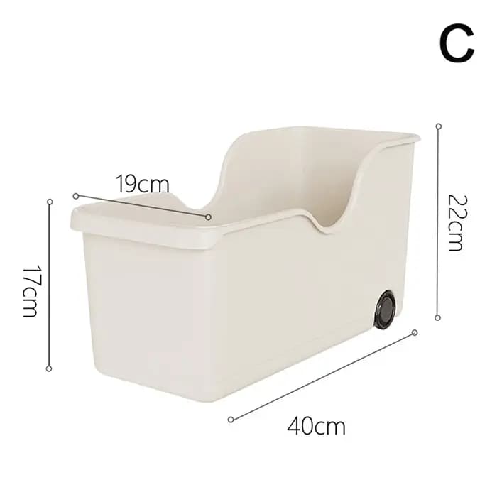 Mallette de Rangement avec Roulettes pour Cuisine