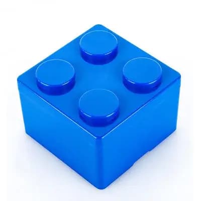 Boîte de rangement de blocs de construction, boîte de rangement créative en plastique, gain de place
