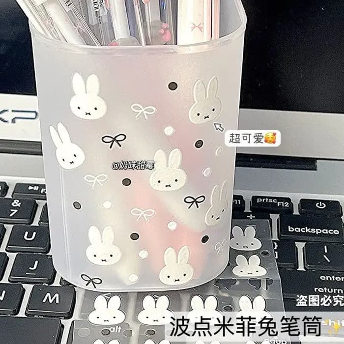 Boîte de rangement Miffy transparente