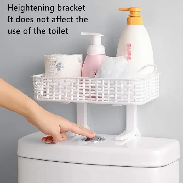 HOAbove-Étagère Murale T1 en Plastique pour Toilette