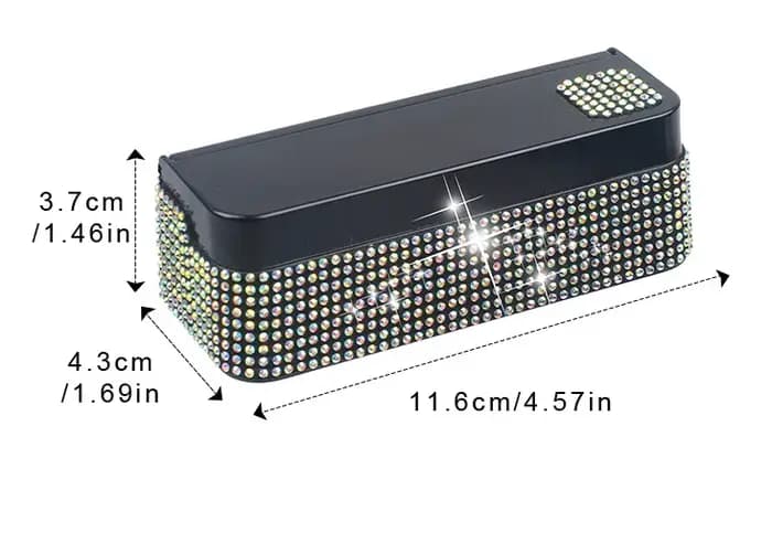 Boîte de rangement de pièces de monnaie de voiture – Convient à la maison