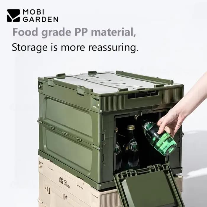 MOBI GARDEN-Boîte de Rangement Pliante Portable de Grande Capacité
