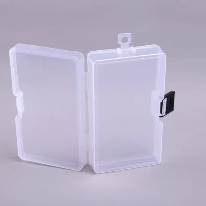 Boîte de Rangement Rectangulaire en Plastique PP avec Couvercle