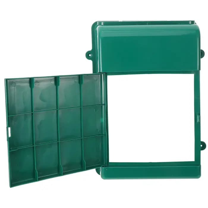 Boîte aux lettres murale en plastique imperméable pour jardin et maison, décoration murale, robuste, légère, style simple