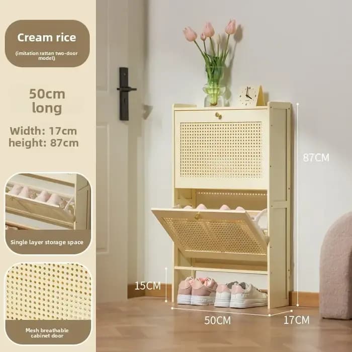 Meuble à chaussures ultra-fin 17 cm, économique, moderne, pour la maison, avec rangement étroit et g