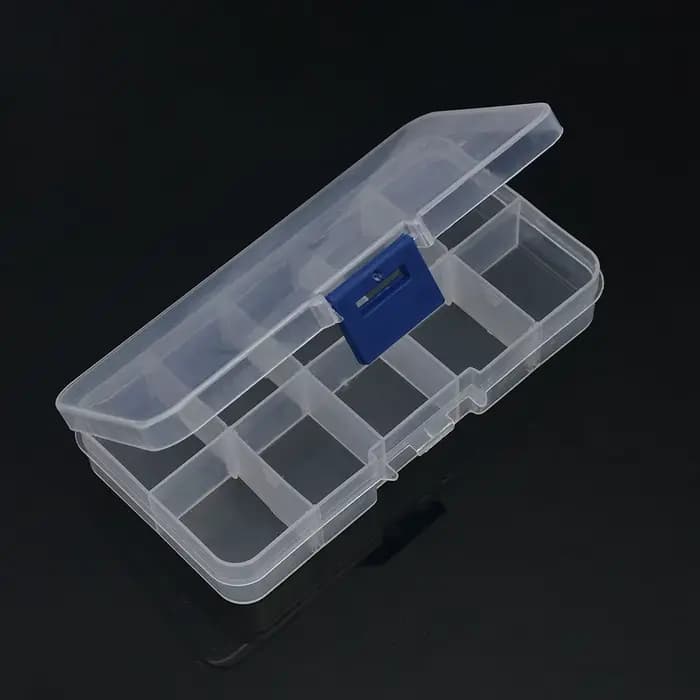 Boîte de rangement en plastique à 6 à 32 compartiments