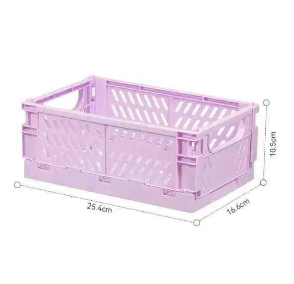 Caisse de rangement pliable en plastique
