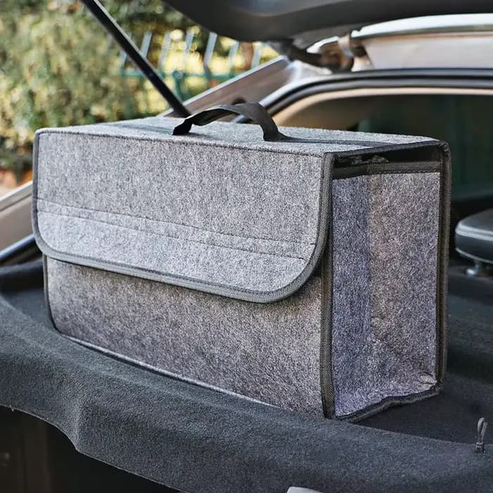 Boîte de rangement en feutre pour voiture
