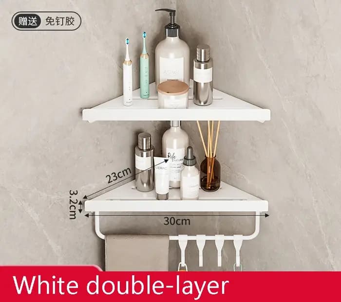 HOShelf-Étagère d'angle murale en alliage d'aluminium