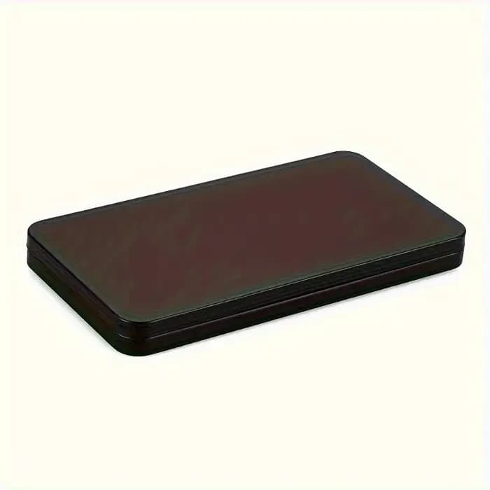Organisateur de rangement en métal noir pour bureau boîte à monnaie et billets avec couvercle pour gestion d'espèces et articles divers