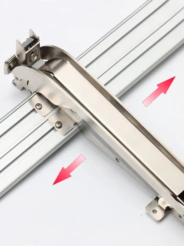Charnière de porte coulissante latérale pliante pour armoire