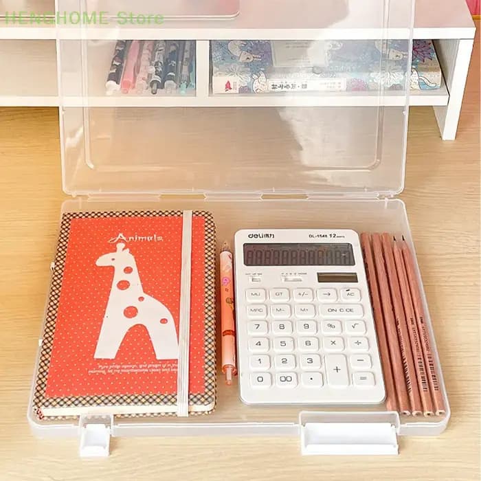 Boîte de rangement de fichiers papier A4, boîte de tri de bureau, boîte de rangement portable, archive de données