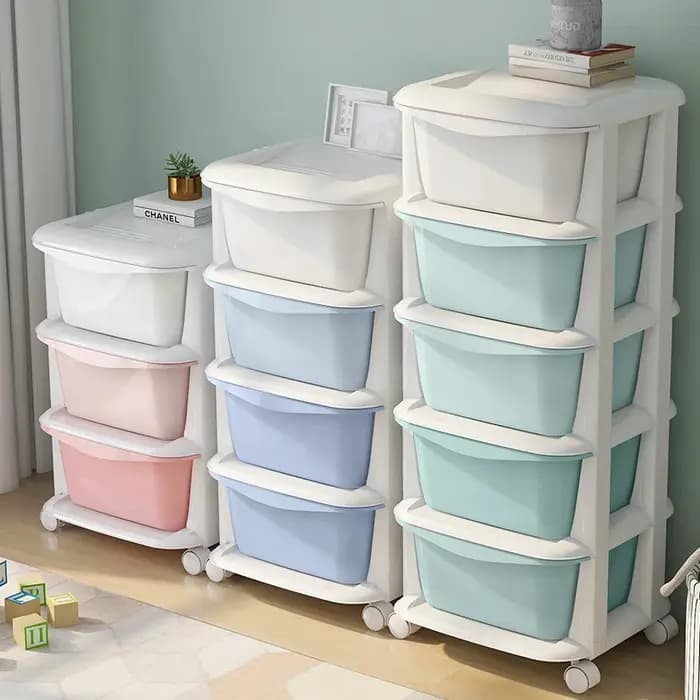 Tiroir en plastique type armoire de rangement multicouche