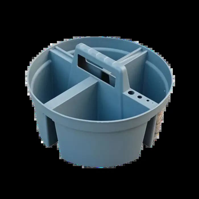 Boîte de rangement en plastique à quatre compartiments