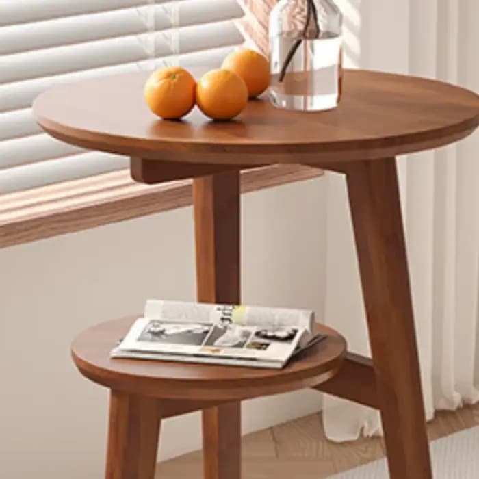Armoires de chevet modernes Table basse Table d'appoint en bois massif salon mobile petite Table bas